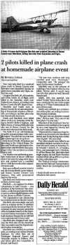 Daily Herald story on Doug MacBeth...