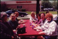 Vicki Martin, Janice Schroeder, Lynn Legner's sister, Lynn Legner (Soder), Margie (Miceli) and Guy DeStefano, Andrea Bedell (Tranter)...